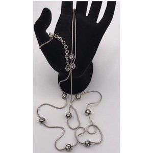 Brighton Twinkle Long Silver Plated Crystal 44” Necklace.